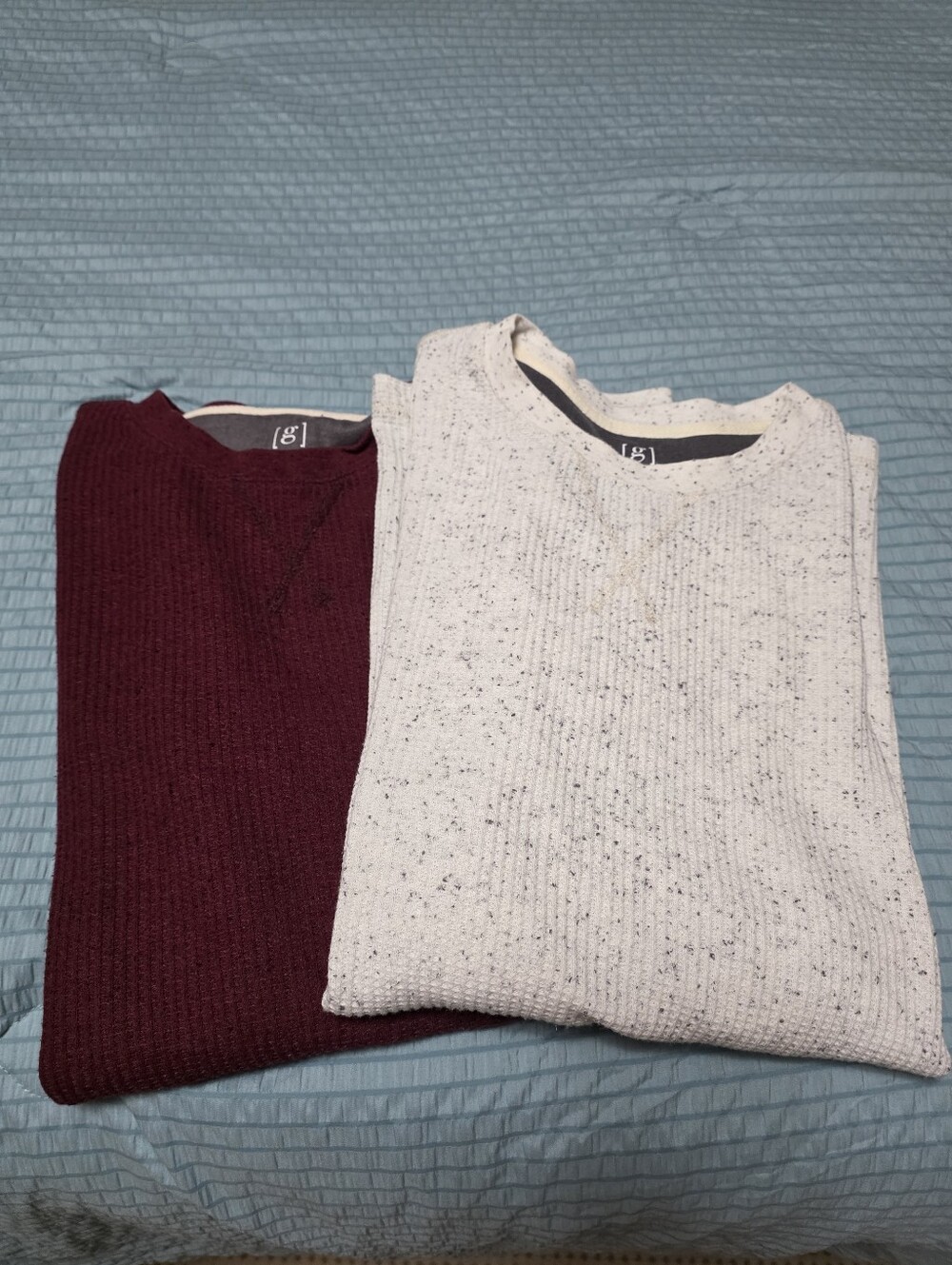 2pc Bundle George Crewneck Thermals Size MED